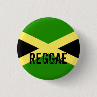 Chapa Redonda De 2,5 Cm bandera grande, REGGAE