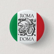 bandera italiana ROMA, DOMA