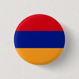 Chapa Redonda De 2,5 Cm Bandera nacional de Armenia