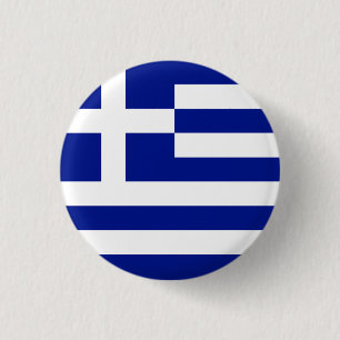 Chapa Redonda De 2,5 Cm Bandera nacional de Grecia