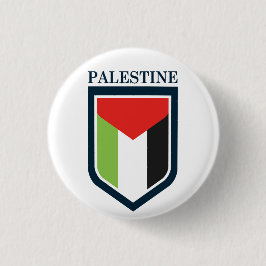 Chapa Redonda De 2,5 Cm Bandera palestina y palestina