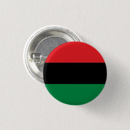 Chapa Redonda De 2,5 Cm Bandera panafricana de la UNIA Kwanzaa