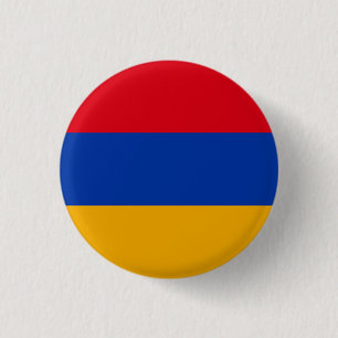 Chapa Redonda De 2,5 Cm Bandera patriótica armenia
