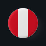 Chapa Redonda De 2,5 Cm Bandera peruana<br><div class="desc">Productos de bandera mundial de personalizable - Por favor,  no dude en añadir su propio texto.</div>