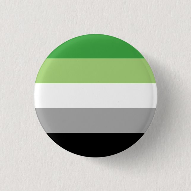 Chapa Redonda De 2,5 Cm Bandera romántica (Anverso)