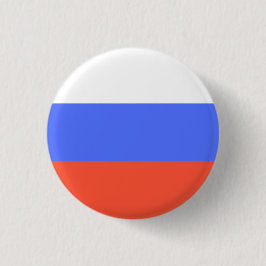Chapa Redonda De 2,5 Cm Bandera rusa