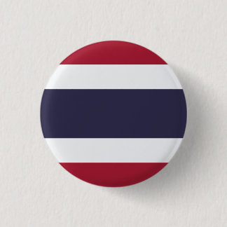 Chapa Redonda De 2,5 Cm Bandera tailandesa, bandera de Tailandia