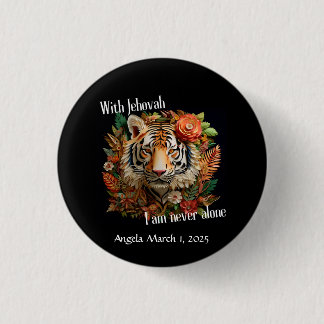 Chapa Redonda De 2,5 Cm Baptismo JW Keepsake Gift -Pin personalizado- Botó