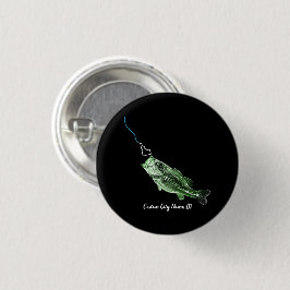 Chapa Redonda De 2,5 Cm BASES DE NOMBRES DE LA CIUDAD personalizado AQUÍ I