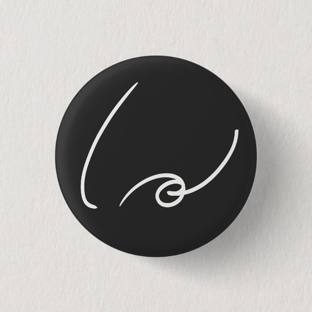 Chapa Redonda De 2,5 Cm Be Kind Shorthand (Anverso)