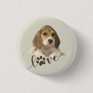 Chapa Redonda De 2,5 Cm Beagle  