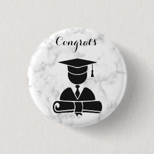Chapa Redonda De 2,5 Cm Beatiful Happy Graduation's Day