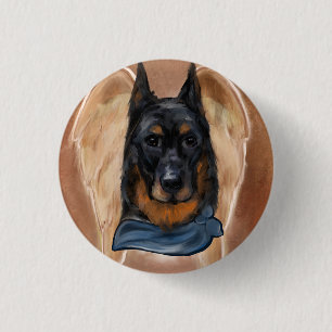 Chapa Redonda De 2,5 Cm Beauceron