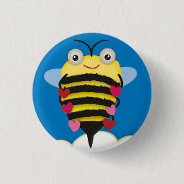 Chapa Redonda De 2,5 Cm Bee-Lieve en ti