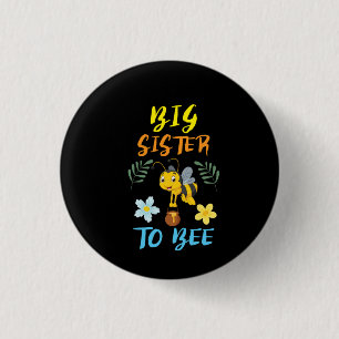 Chapa Redonda De 2,5 Cm Beekeeper Art Big Sister To Bee