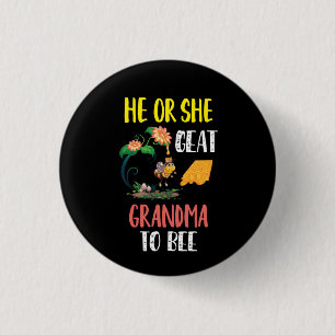 Chapa Redonda De 2,5 Cm Beekeeper Art Great Grandma To Bee 2