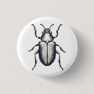 Chapa Redonda De 2,5 Cm Beetle