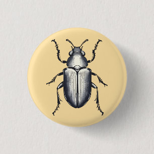 Chapa Redonda De 2,5 Cm Beetle
