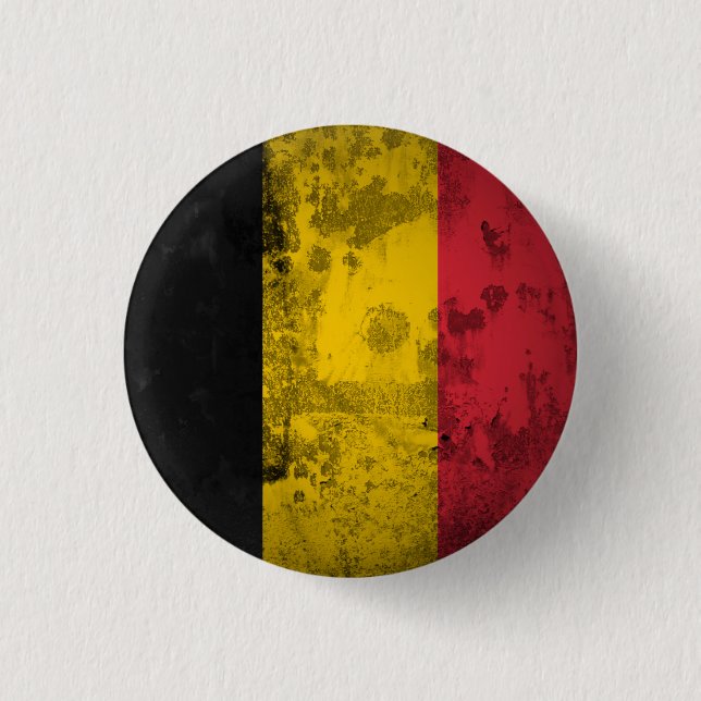 Chapa Redonda De 2,5 Cm Bélgica (Anverso)