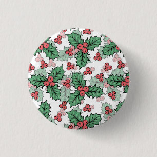 Chapa Redonda De 2,5 Cm Bella bebida Mistletoe