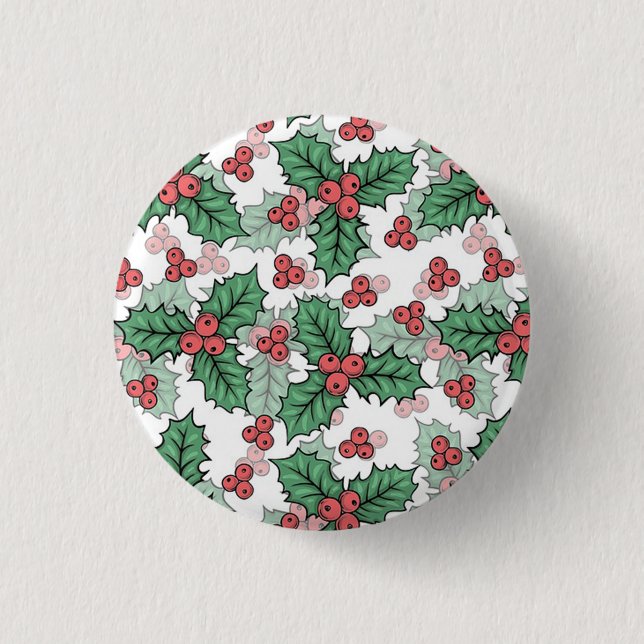 Chapa Redonda De 2,5 Cm Bella bebida Mistletoe (Anverso)