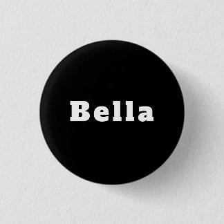 Chapa Redonda De 2,5 Cm Bella Button | Personalisiertes Geschenk