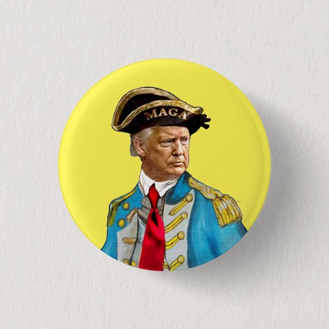 Chapa Redonda De 2,5 Cm Benedict Donald (Anverso)