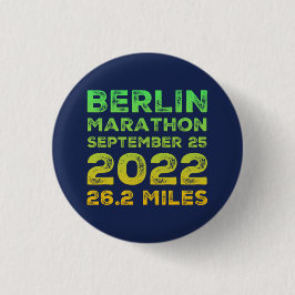 Chapa Redonda De 2,5 Cm Berlin Marathon 2022 Button
