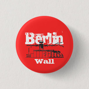 Chapa Redonda De 2,5 Cm Berliner Mauer Design
