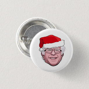 Chapa Redonda De 2,5 Cm BERNIE SANDERS Navidad