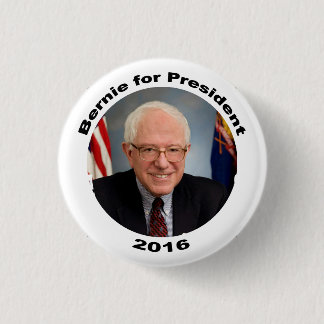 Chapa Redonda De 2,5 Cm Bernie Sanders para presidente 2016