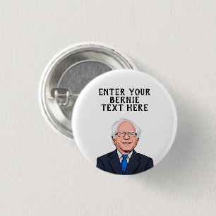 CHAPA REDONDA DE 2,5 CM BERNIE SANDERS PERSONALIZADO