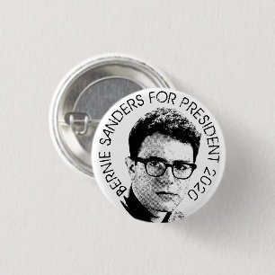 Chapa Redonda De 2,5 Cm Bernie Sanders Presidente