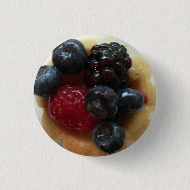 Chapa Redonda De 2,5 Cm Berry Tart (Anverso)