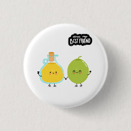 Chapa Redonda De 2,5 Cm Best Friend Cute Food