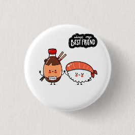 Chapa Redonda De 2,5 Cm Best Friend Cute Food