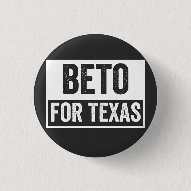 Chapa Redonda De 2,5 Cm beto para TEXAS (Anverso)