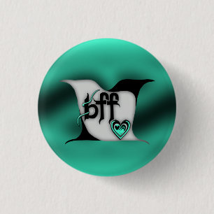 Chapa Redonda De 2,5 Cm bff ~ lovebirds
