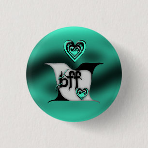 Chapa Redonda De 2,5 Cm bff ~ lovebirds