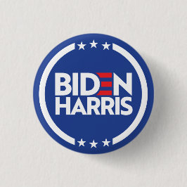 Chapa Redonda De 2,5 Cm Biden Harris