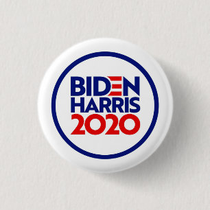 Chapa Redonda De 2,5 Cm Biden/Harris 2020