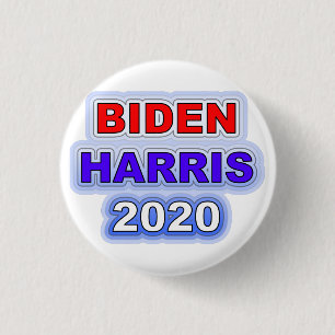 Chapa Redonda De 2,5 Cm Biden Harris 2020