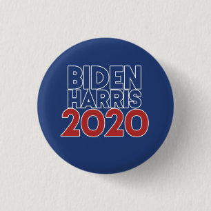 Chapa Redonda De 2,5 Cm Biden Harris 2020 Joe Biden Kamala Harris 2020