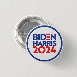 Chapa Redonda De 2,5 Cm Biden Harris 2024