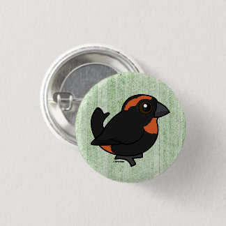 Chapa Redonda De 2,5 Cm Birdorable Personalizado de Bullfinch
