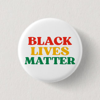 Chapa Redonda De 2,5 Cm Black Lives Matter Ornament