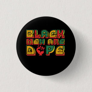 Chapa Redonda De 2,5 Cm black_men_are_dope_01