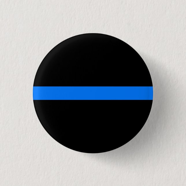CHAPA REDONDA DE 2,5 CM "BLUE LINE FINO " (Anverso)