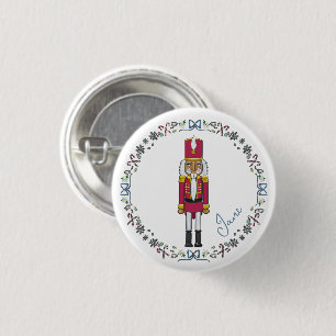 Chapa Redonda De 2,5 Cm Bolsa de Navidad del Príncipe Cascanueces Personal