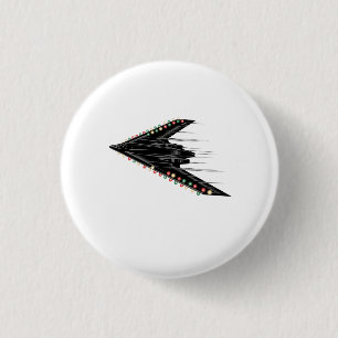 Chapa Redonda De 2,5 Cm Bombardero de sigilo B-2 B2 Spirit Jet Plane 4 de